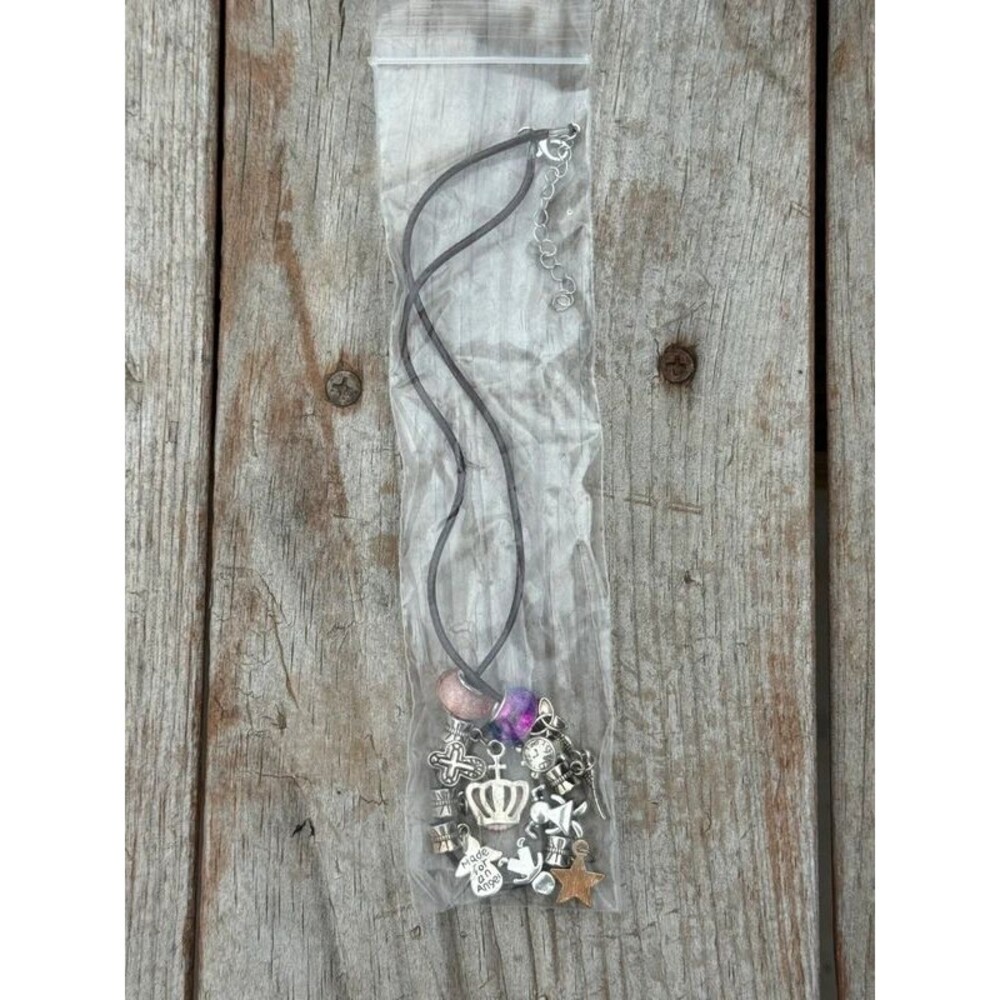 Christian Charm Cord Necklace
